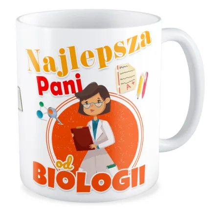 Kubek na DZIEŃ NAUCZYCIELA Najlepsza Pani od biologii